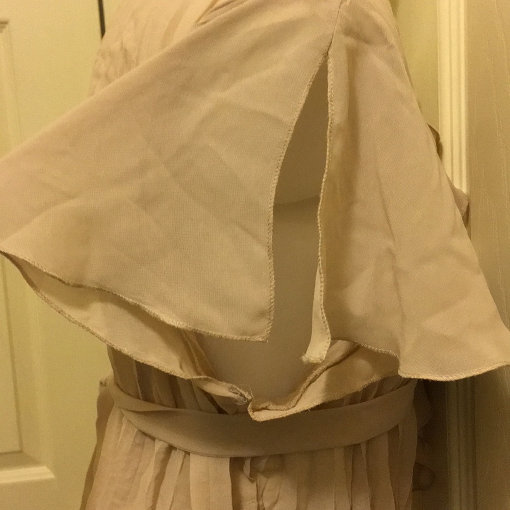 Element Z Sheer/Crinkled Peplum Blouse - Picture 3 of 5